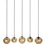 Amber glass pendant light 0