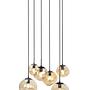Pendant light Glass Amber 0