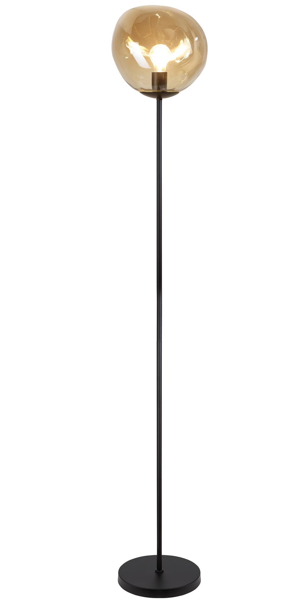 Floor lamp glass amber 0