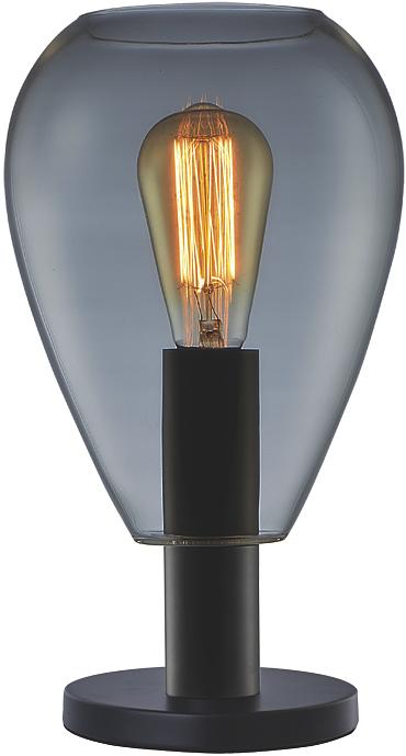Table lamp Smoked glass Grey 0