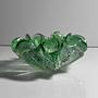 Vintage Aschenbecher Muranoglas Grün 2