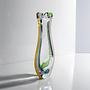 Vintage Rhapsody Vase Glass 50s 4