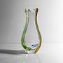 Vintage Rhapsody Vase Glass 50s 0