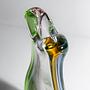Vintage Rhapsody Vase Glas 50er Jahre 7