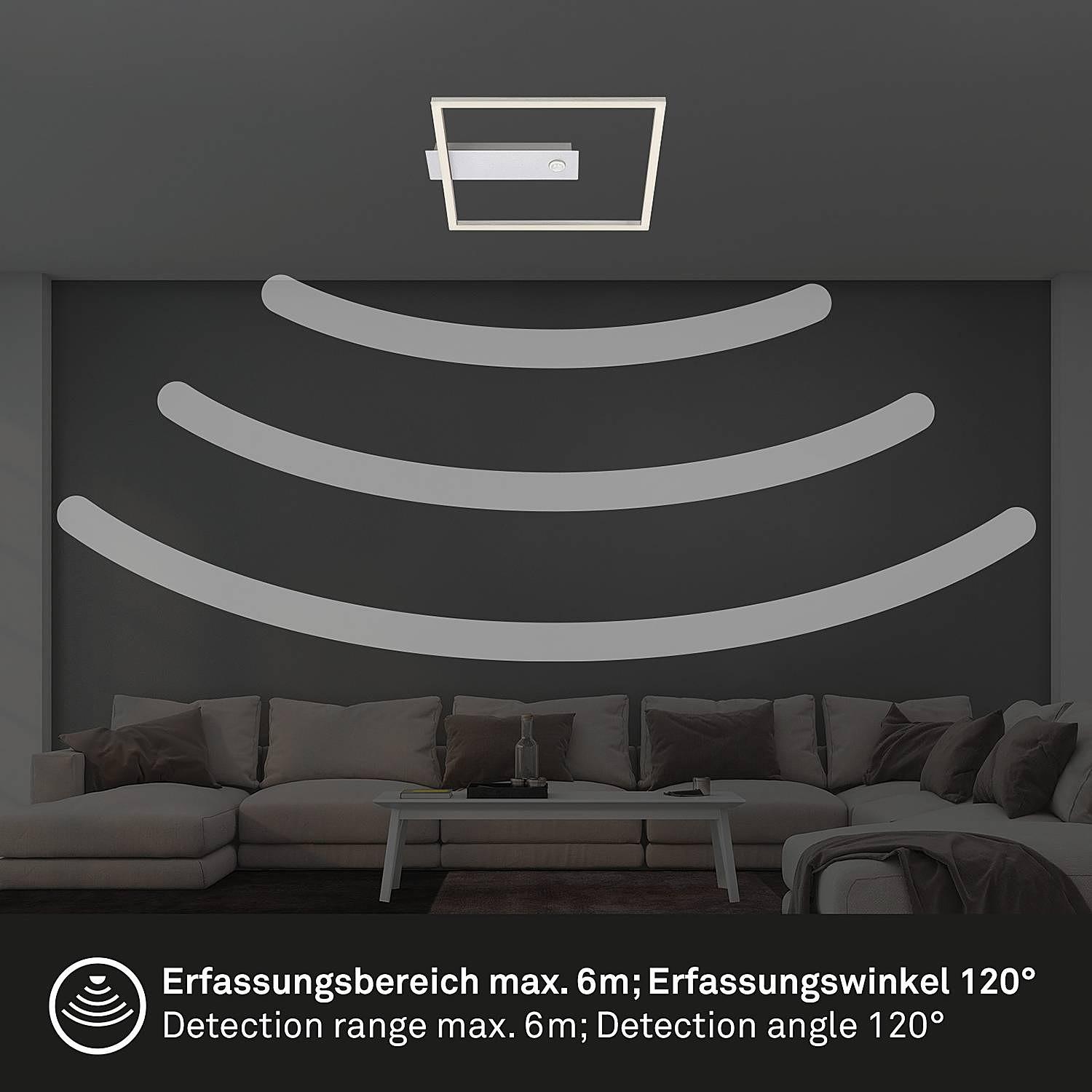 Figa Sensor LED Ceiling Light Silver 1
