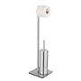 Recco Freestanding Toilet Brush Set Matte Stainless Steel 0