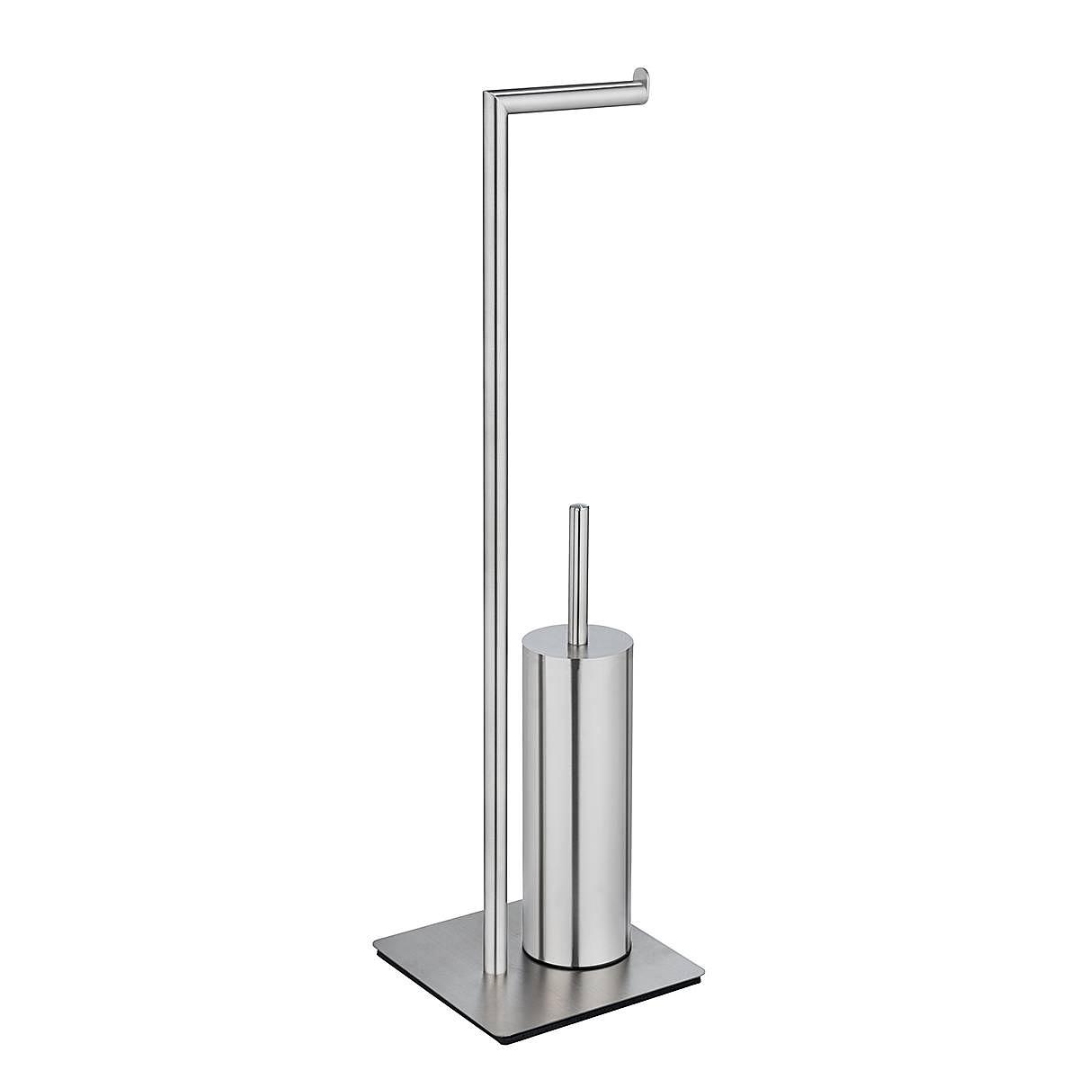 Recco Freestanding Toilet Brush Set Matte Stainless Steel 3