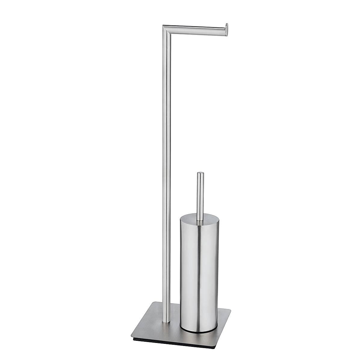 Recco Freestanding Toilet Brush Set Matte Stainless Steel 2