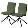 2x Twatasha Dining Chair Olive Green 1