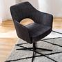 Yellville Type B Swivel Armchair Black 0
