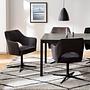 Yellville Type B Swivel Armchair Black 3