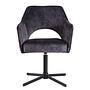 Yellville Type B Swivel Armchair Black 4