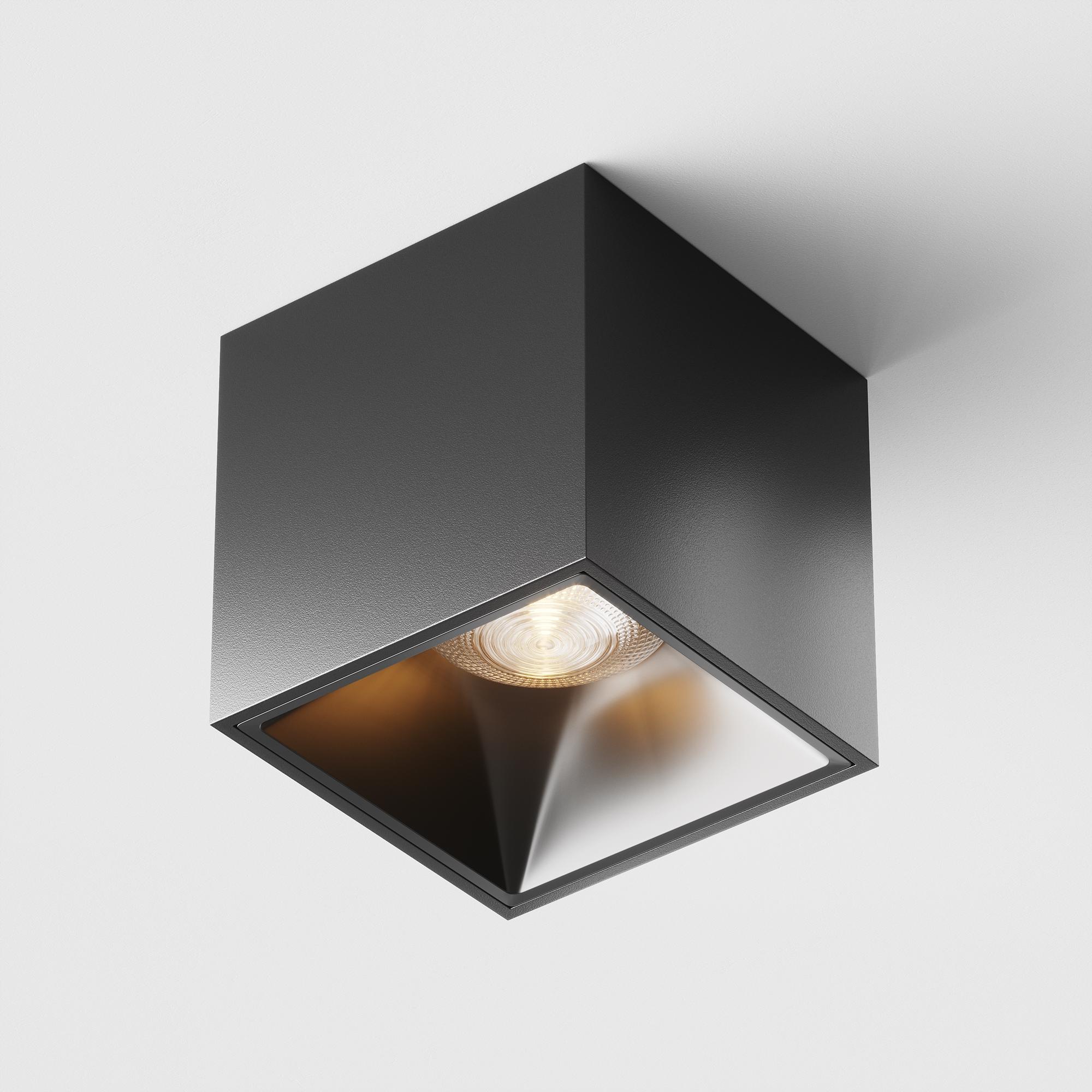 Alfa LED Deckenleuchte Schwarz Ø 7cm 1