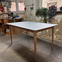 Beluga Table Wood Linoleum Blue Haze 1
