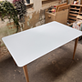 Beluga Table Wood Linoleum Blue Haze 2