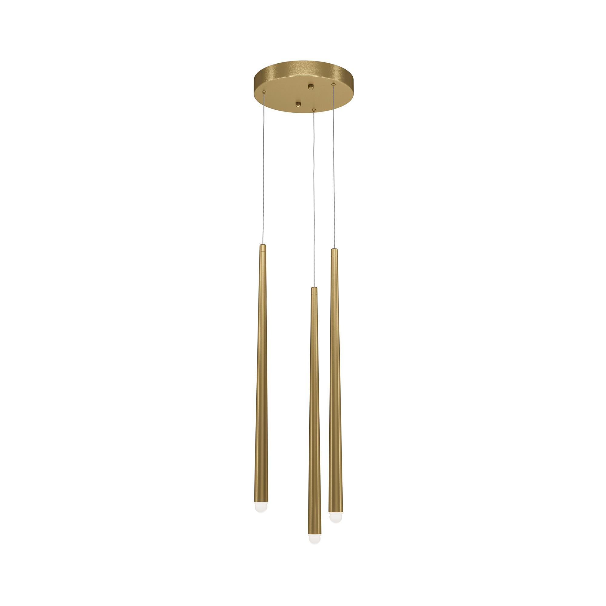 Cascade Pendant light Aluminium Gold 0