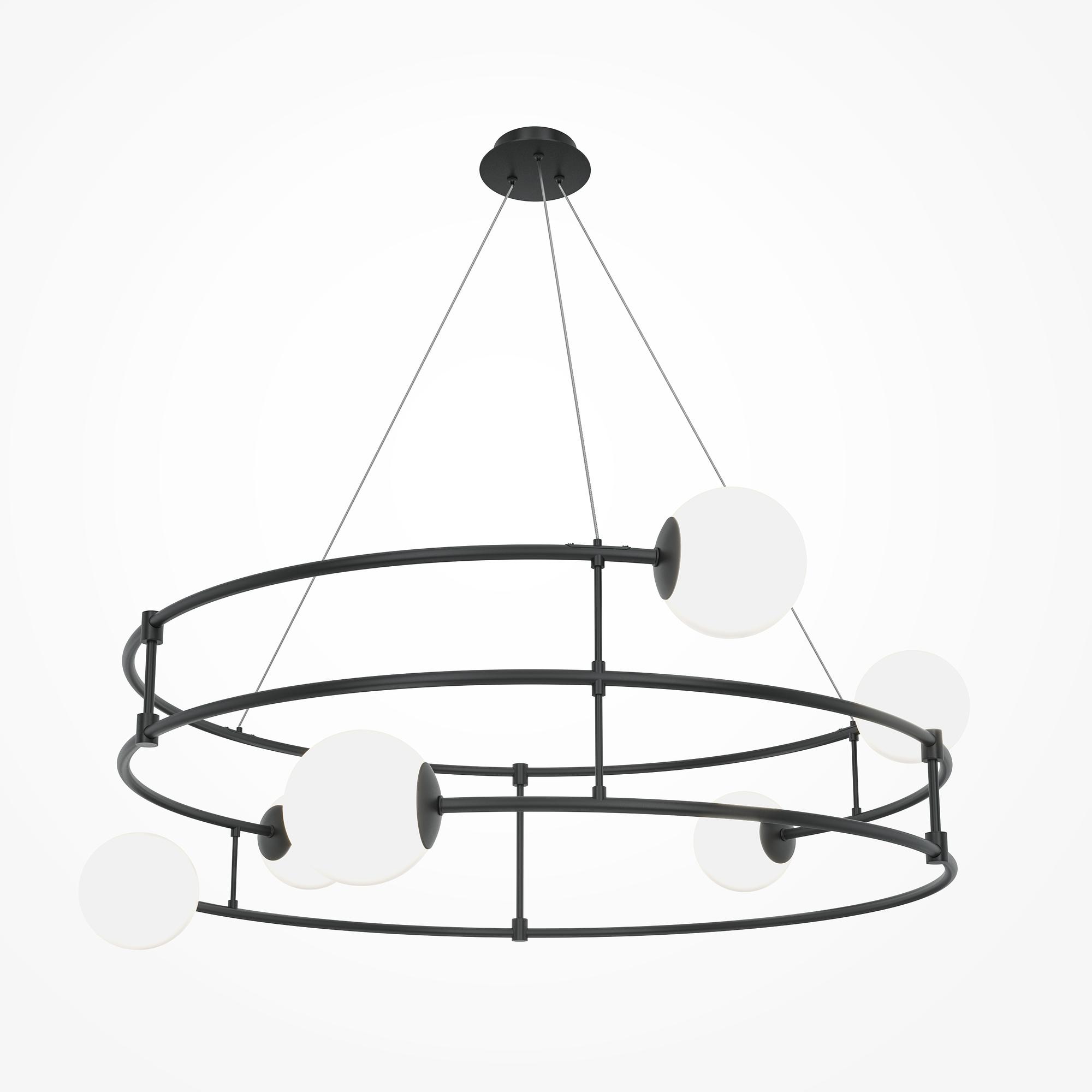 Balance Pendelleuchte Schwarz Ø 81cm 1