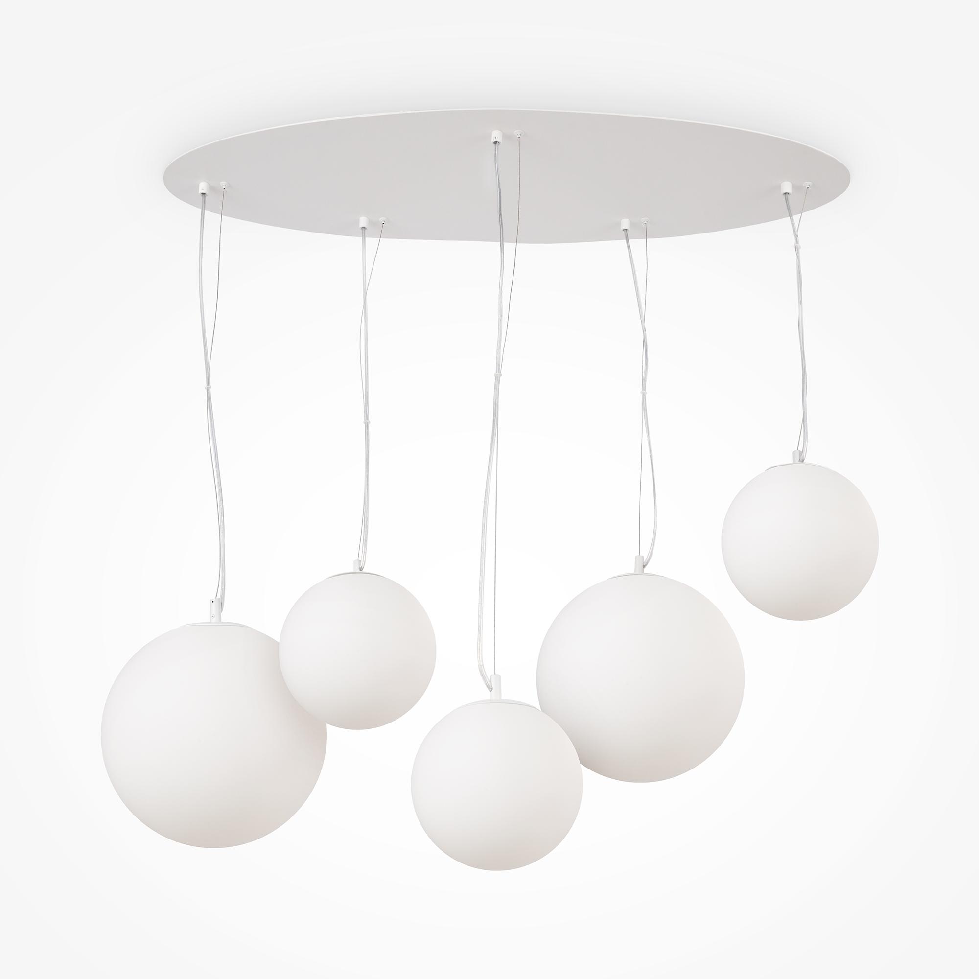 Lampada a sospensione forma semplice bianco 1