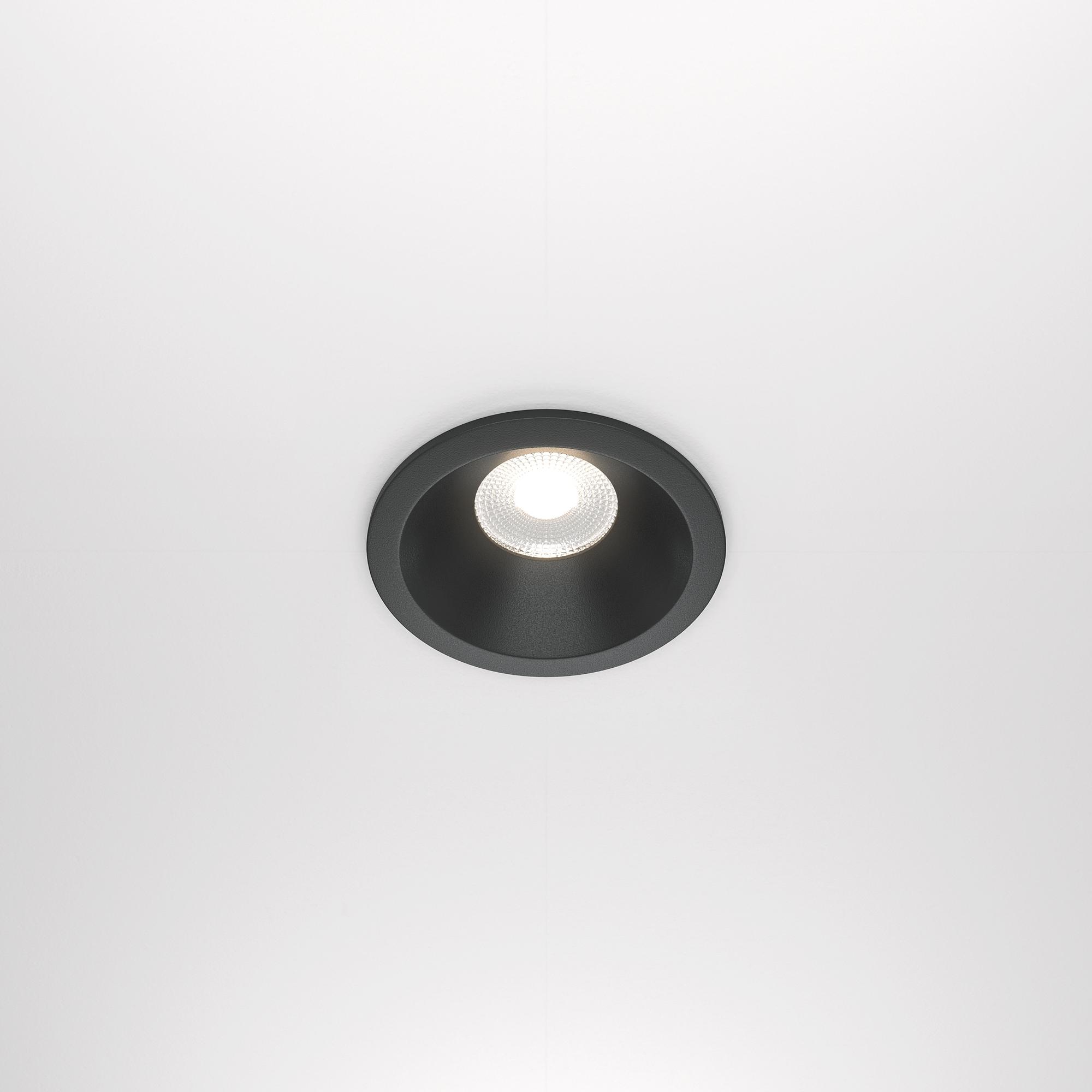 Zoom Einbauleuchte Schwarz Ø 9cm 0