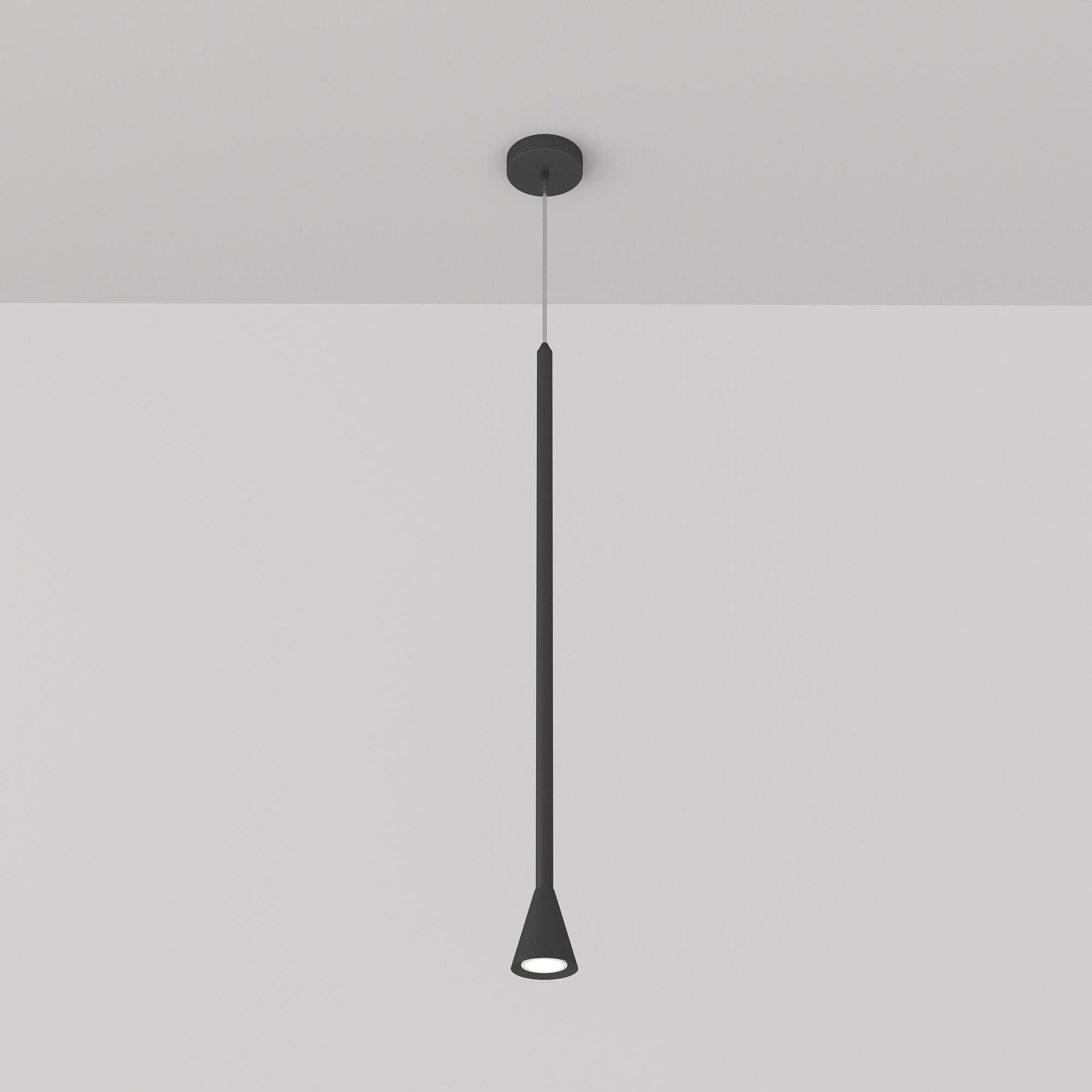 Pfeil Pendelleuchte Metall Schwarz Ø 8cm 1