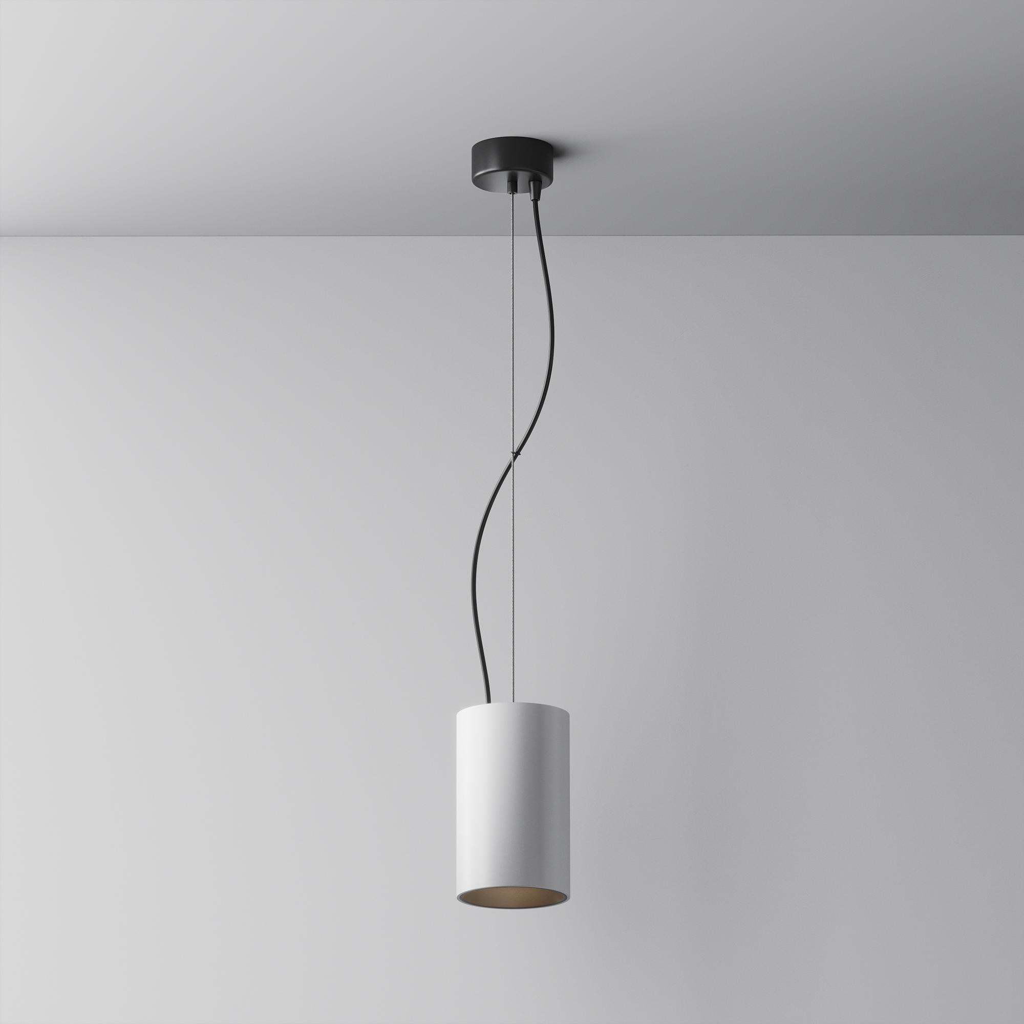 Efir Pendelleuchte Weiß Ø 10cm 1