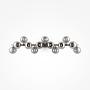 Dallas Wall Lamp Silver 1