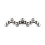 Dallas Wall Lamp Silver 0