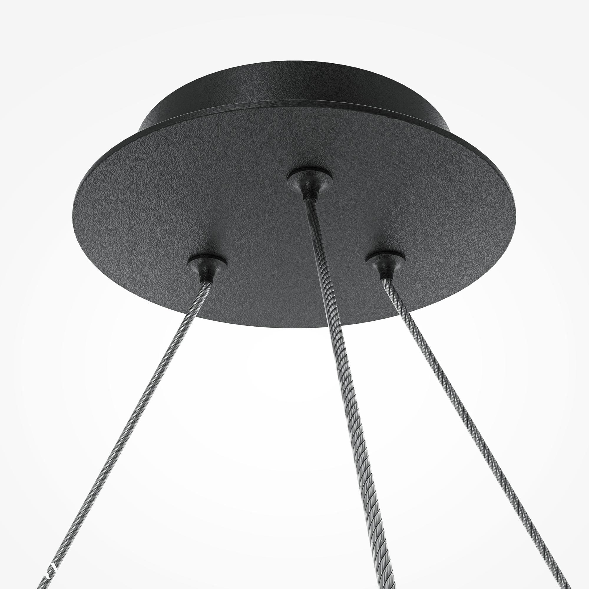 Balance Pendelleuchte Schwarz Ø 81cm 2
