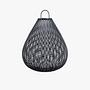 Plet Solar Light hand-woven Rattan Black Ø 48cm 0