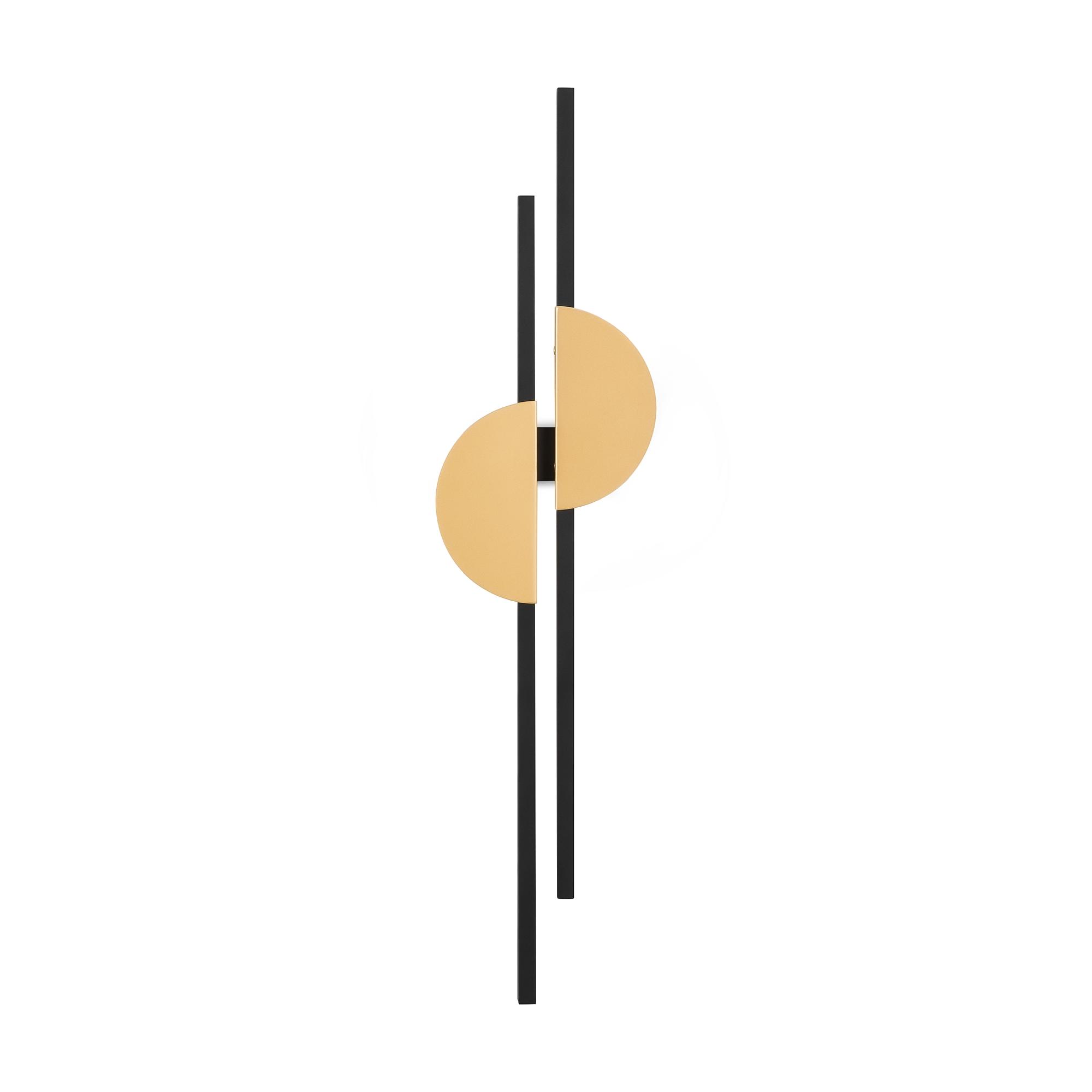 Skyline Wall Lamp Right Black Gold 0