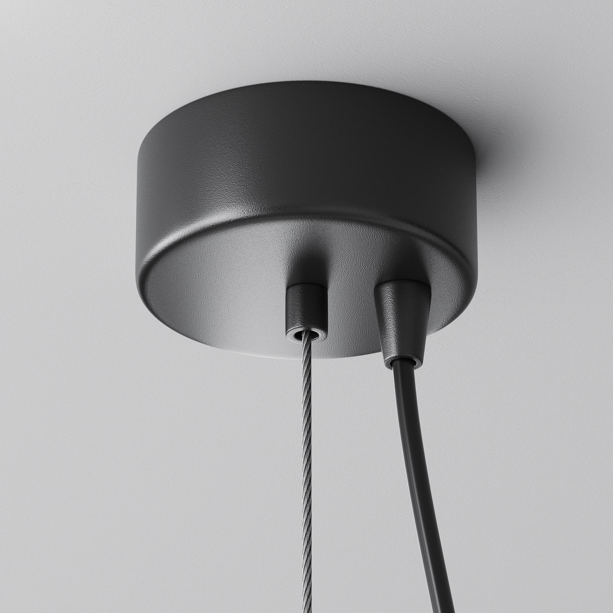 Efir Pendelleuchte Schwarz Ø 10cm 2