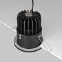 Zoom Recessed Light Black Ø 9cm 1