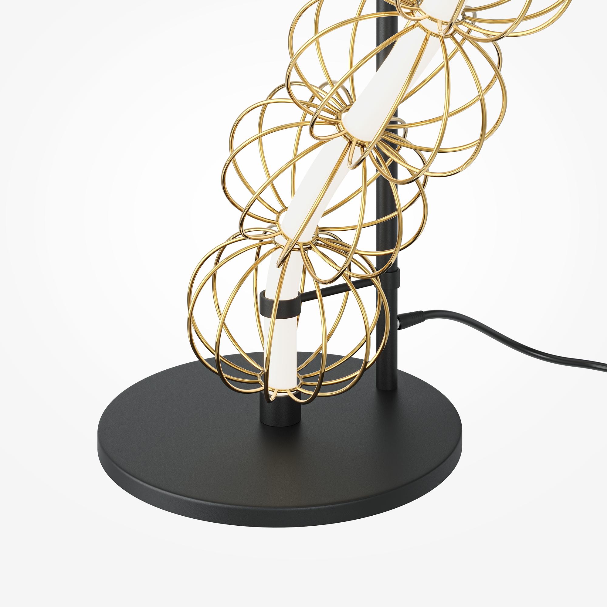 Goldener Käfig Stehleuchte Gold Ø 57cm 2