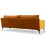 Astha 3-Sitzer Sofa Velours Matt Amber 2
