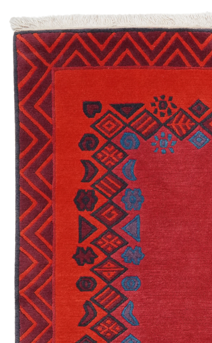 Nepal Anita Wolle Rot  1