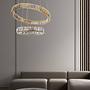 2-Flammig Aurelia Typ D Pendelleuchte Aluminium Gold 2
