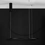 1-Flammig Tarquin Pendelleuchte Aluminium Schwarz Ø60cm 3