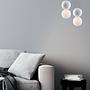 1-Flammig Kiss Pendelleuchte Acrylglas Gips 2