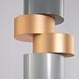 Palette Pendant Lamp Metal Silver Gold 1