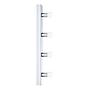 4-Light Regula II Type A Wall Lamp Aluminum Chrome 4
