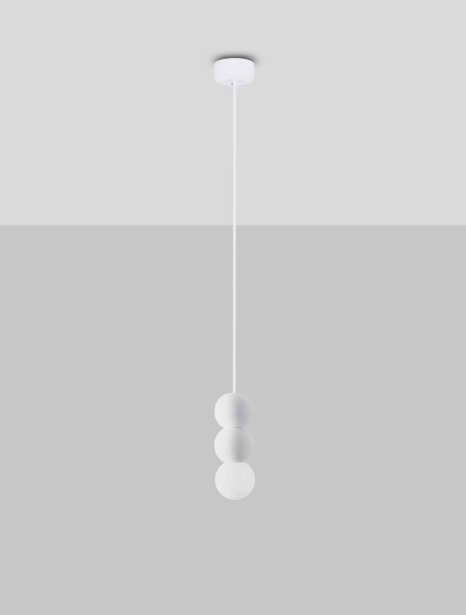 Zero Typ B Pendelleuchte Aluminium Opalglas Weiß 2