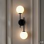2-Flammig Rigi Akku-Wandleuchte 3-Stufen-Dimmer Weiß 4