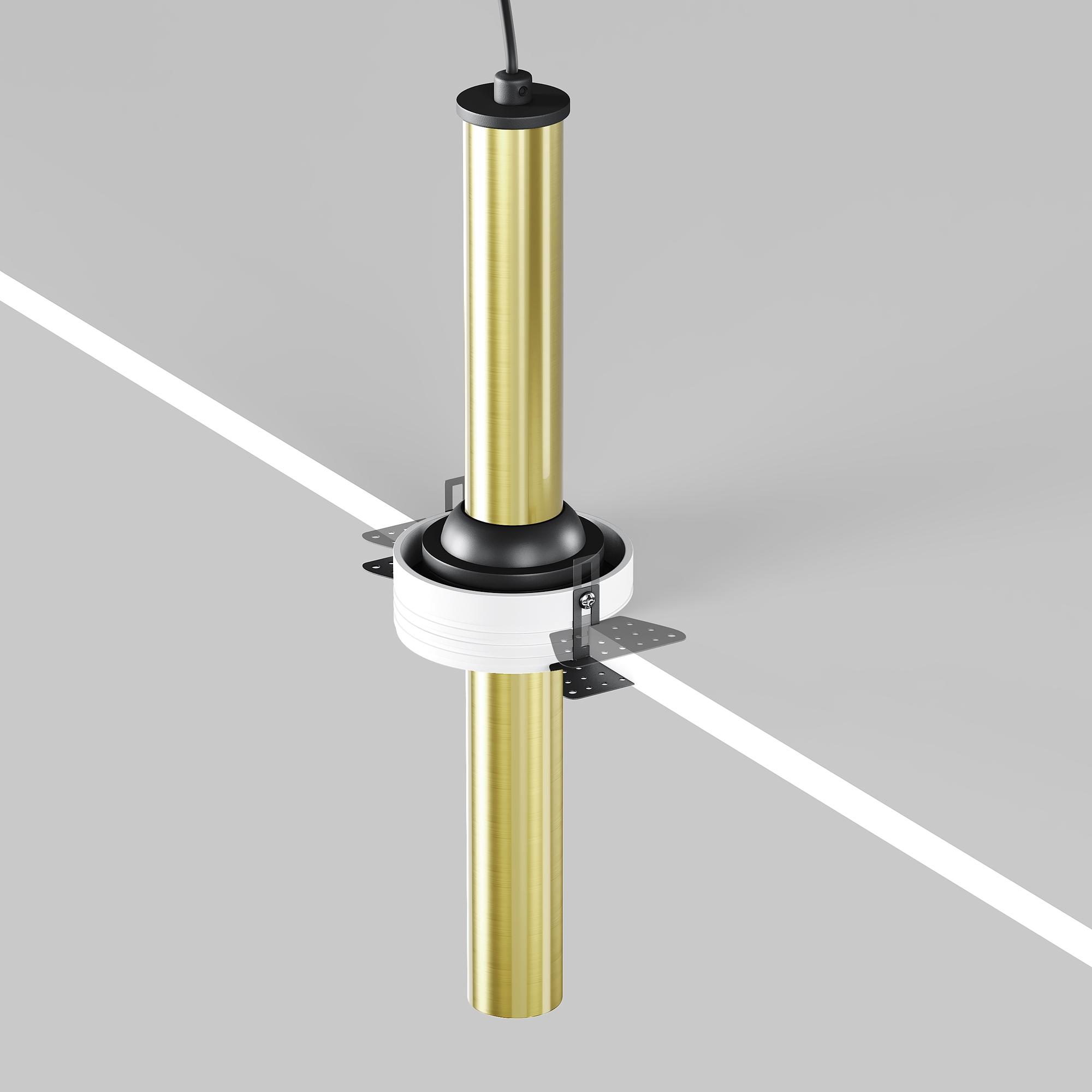 Focus T Einbauleuchte Gold Ø 3cm 2