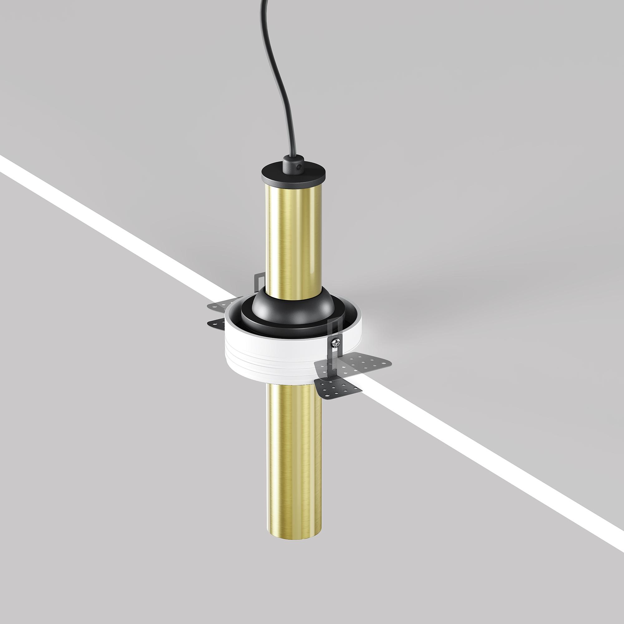 Focus T Einbauleuchte Gold Ø 3cm 2