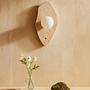 Halle Wandleuchte Travertin Creme 0