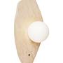 Halle Wandleuchte Travertin Creme 4