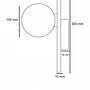Tor-Look Wandleuchte Creme 9