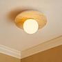 Tor-Tun Pendant Light Travertine Cream Ø 10cm 2
