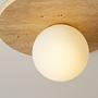 Tor-Tun Pendelleuchte Travertin Creme Ø 10cm 4