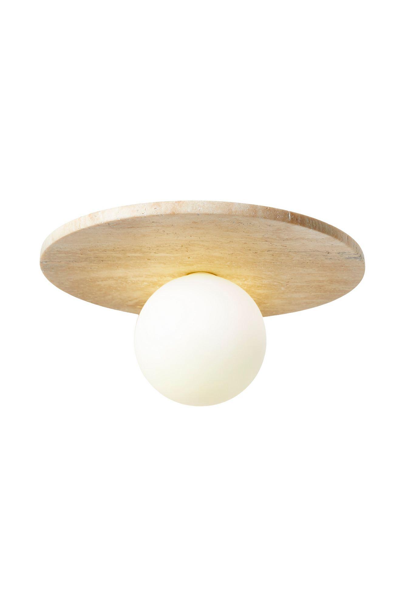 Tor-Tun Pendant Light Travertine Cream Ø 10cm 5